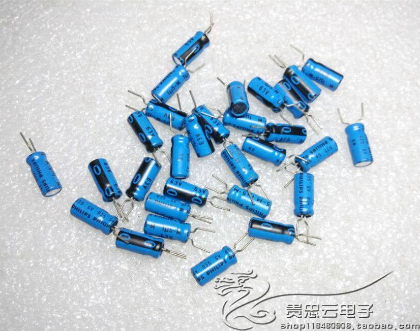 New Dutch-made PHILIPS Philips 035 series 63V1 5UF advanced fever electrolytic capacitor
