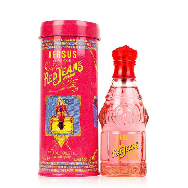 Versace范思哲Red Jeans红色可乐牛仔女士香水75ml
