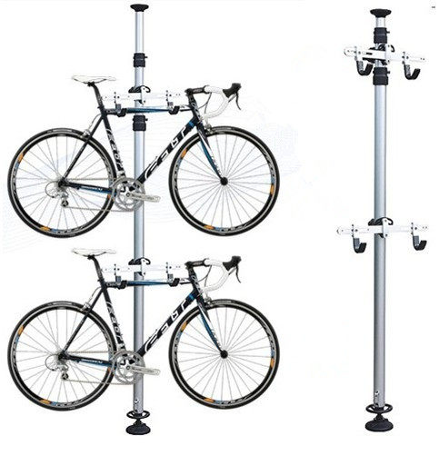 Bike hanger Top of the sky Standing Rack Bike indoor hanging rack Cycling-linked parking rack