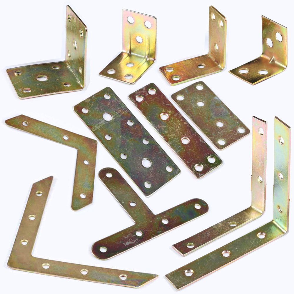 Full series Reinforced thickened laminate Galvanized Large Corner Code Right Angle Code Small Corner Yard furniture connection