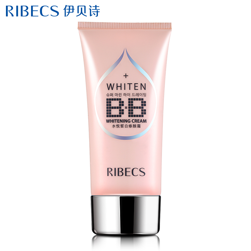 伊贝诗水悦皙白修颜霜40g BB霜 自然遮瑕隔离保湿打底白皙提亮