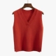 Vest xuân 2018 của phụ nữ vest phiên bản Hàn Quốc của đầu lỏng là áo len dệt kim mỏng hoang dã vest vest