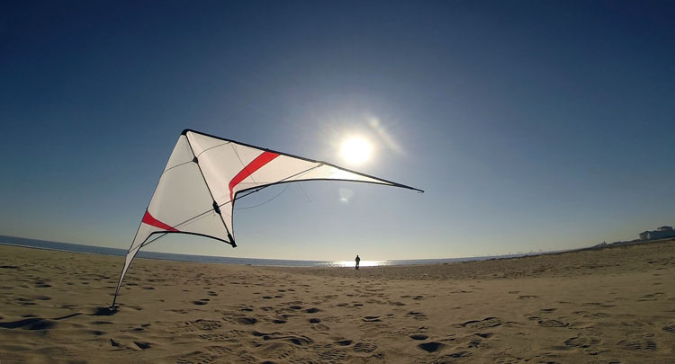 Freilein Flying Edge-Tumbling Kite-Ghost-Super Breeze