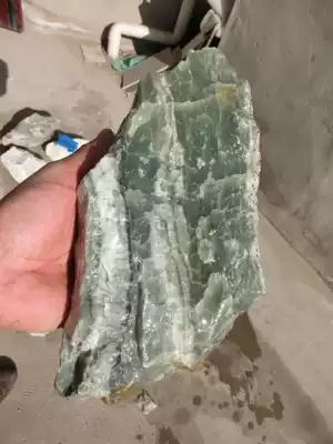 151270 Jade raw material Bare stone Natural rough Qinghai Kunlun Jade Mountain material Qingbai jade 3 2 kg
