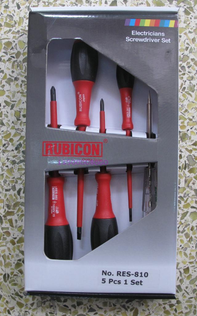  Japanese Robin Hood RUBICON insulated screw driver RES-810 screwdrivers