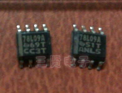 LM78L09A linear regulator original disassembly patch can be shot straight SOP-8 package 78L09A