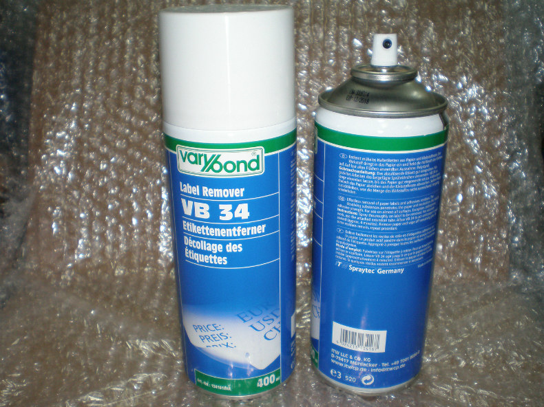 German original VARYBOND tag cleaner glue stain removal double-sided rubber removal VB-34 (400ml)