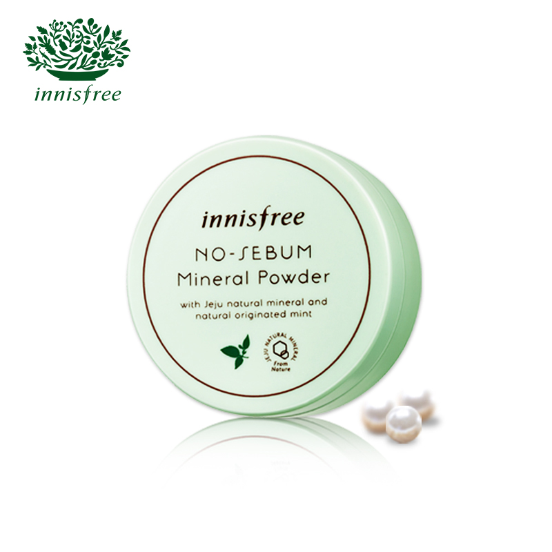 innisfree/悦诗风吟控油矿物质散粉5g 蜜粉饼粉底定妆 彩妆正品