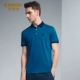 Edenbo Edenberg nam mùa hè mới Polo áo sơ mi nam lụa ngắn tay T-Shirt nam áo sơ mi đáy áo sơ mi nam Polo