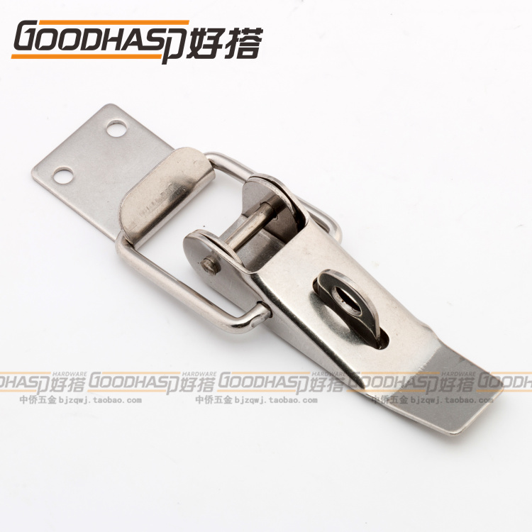 Good lap DK1831-SS bag lock box button small number heavy box buckle hanging stainless steel buckle with lock-Taobao
