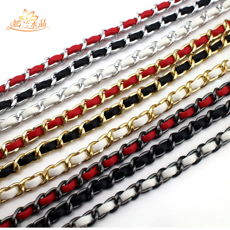 DIY Ornament Accessories Perfume Bottle Mobile Phone Protection Shell Chain Handbag Chain Substrings Leather Metal Chain Waist Chain Woman Bag Bag