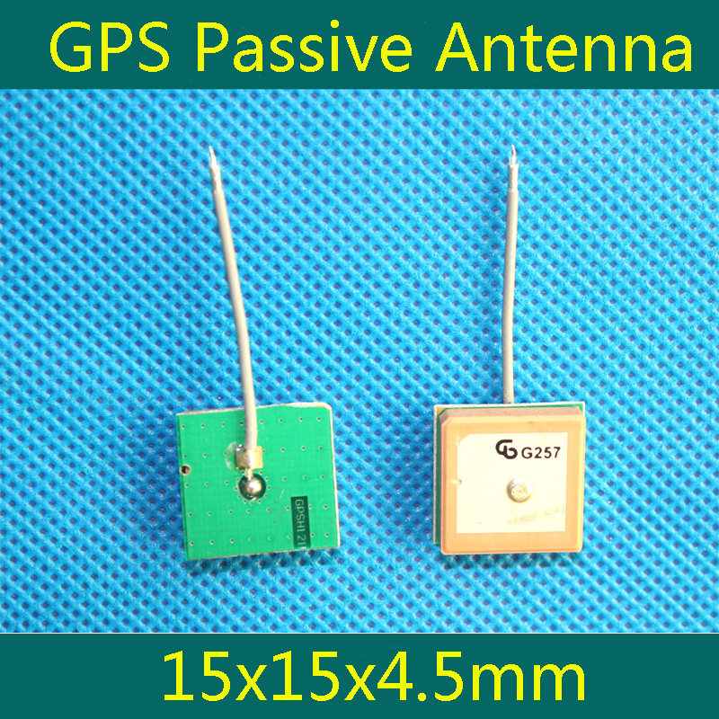 15x15x5mm passive GPS antenna with bottom - plate extension line welded navigation positioning antenna