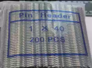 Pitch 2 54MM single row row pin single row pin small black clip 1 * 40PIN 200 bag 1 pack