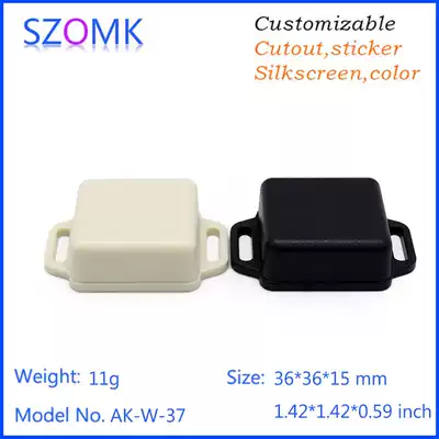 36*36*15 High-quality plastic shell wall-mounted electrical box Industrial control power shell high-end instrument shell W37