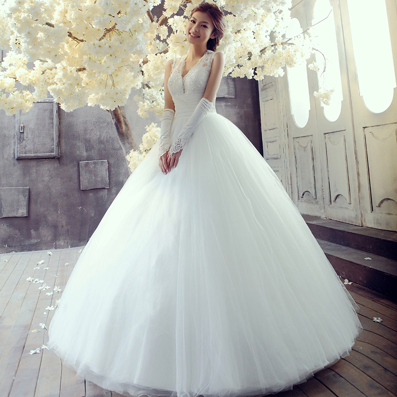 2018 Wedding Dresses High Waisted
