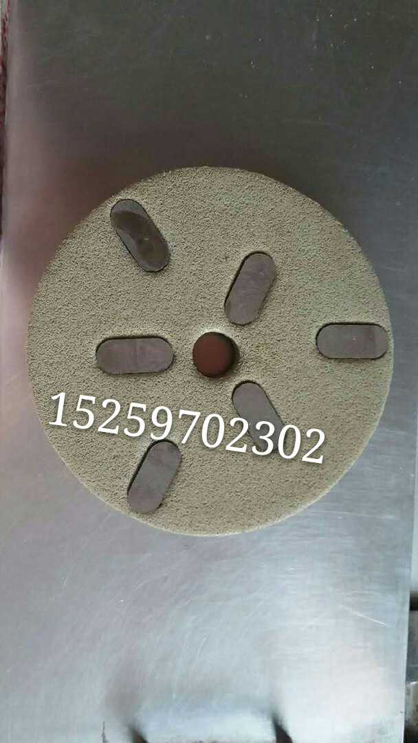 Marble special 8 inch 6 tooth resin granules buried in sponge throw 2000 # 1000 # hand-held automatic grinder grinding disc