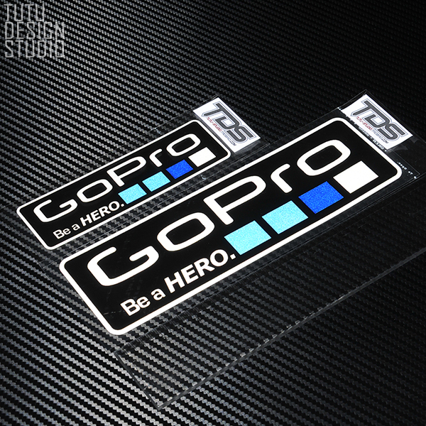 TUTU car sticker GOPROHero3 extreme sports photography DV car modified reflective sticker decal