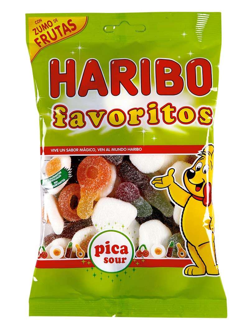 西班牙原装进口哈瑞宝HARIBO酸味软糖300克*3包