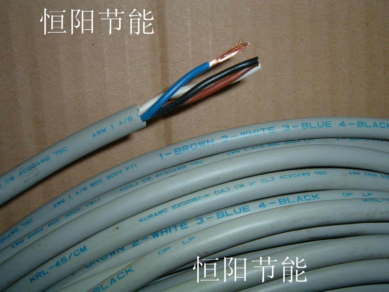 6 3 Japan imported Kuramao 4 core 0 5 square cable drag chain manipulator control line Fine wire bending resistance high flexibility