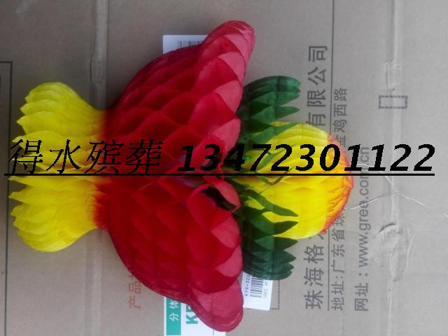 Get water Funeral Supplies to release flower circle manufacturer Direct paper Flower Blossom Peach Basin