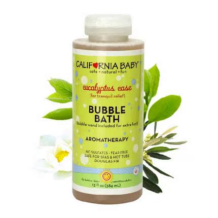 美国California Baby加州宝宝婴儿泡泡浴液 384ml