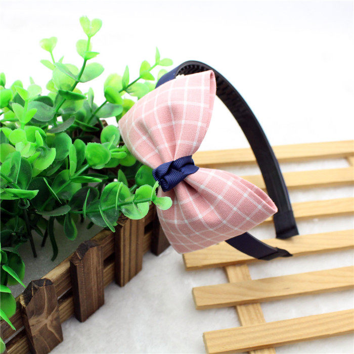 South Korea imported children's headband hair accessories girls baby students big bow hairband hairpin children's headgear with teeth