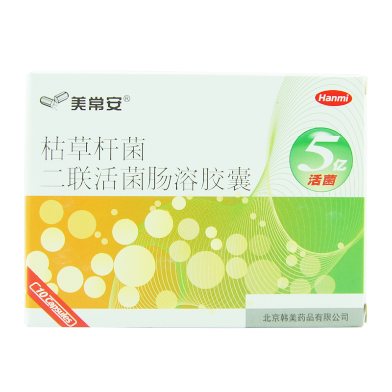 美常安 美常安 枯草杆菌二联活菌肠溶胶囊 0.25g*10粒/盒