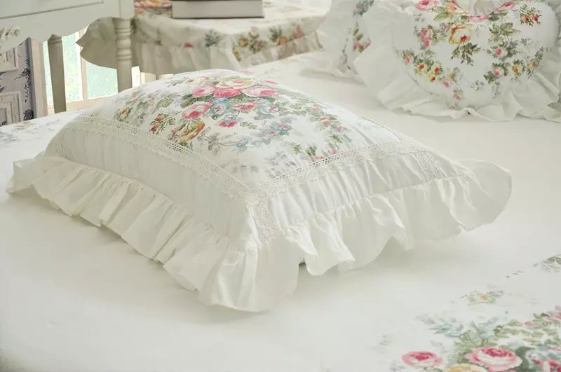 European style - style cotton - side pillow - sleeve single pillow - sleeve romantic flower - shadow 23 yuan 46 yuan pair