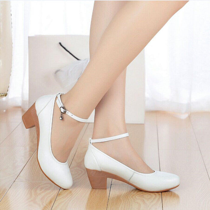 2023 Autumn Leather Dance Shoes Square Dance Shoes with Bull Fascia Dancer Dancing Shoes Dancing Shoes Mom Shoes Women Shoes 