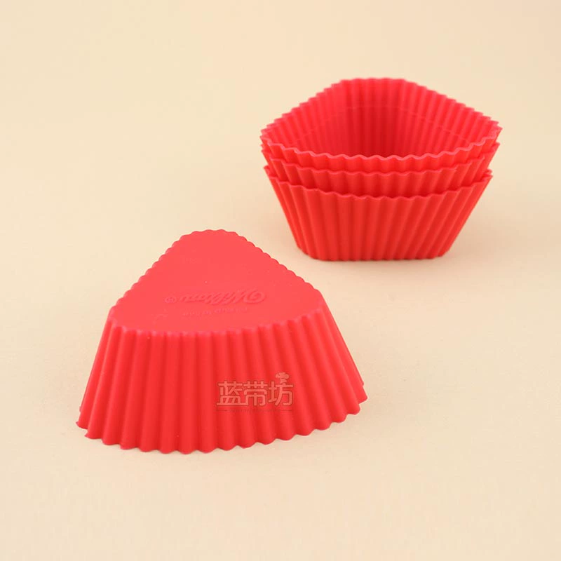 Khuôn silicone có hình dạng silicone Muffin Cup Brownie Cup Pudding Jelly Cup Muffin Cake T 6 cái - Tự làm khuôn nướng