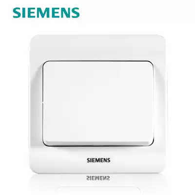 Siemens switch socket Siemens switch panel Vision Series elegant white one-open double cut switch panel
