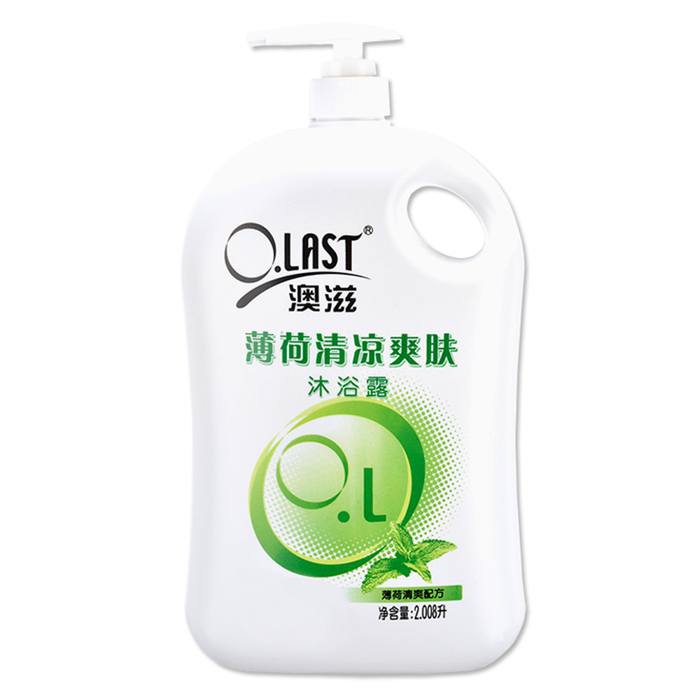 【天猫超市】澳宝澳滋薄荷清凉爽肤沐浴露2008ml 清凉滋润 家庭装