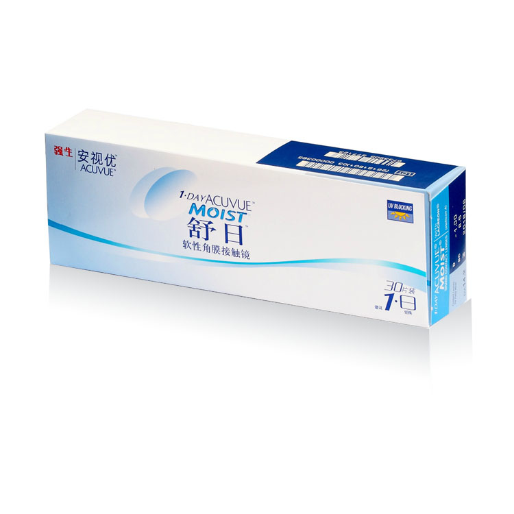 强生日抛 舒日隐形近视眼镜30片装 天天抛水润 Angel