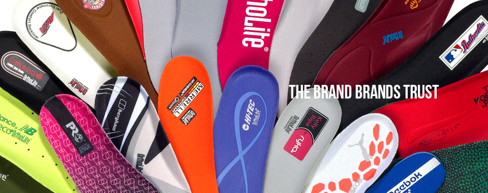 Factory Stock OrthoLite Original Sports Insole OEM Brand