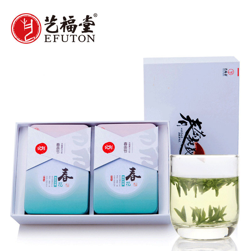 【天猫超市】艺福堂青叶甘露 春茶 2016新茶 峨眉原产 绿茶50g*2