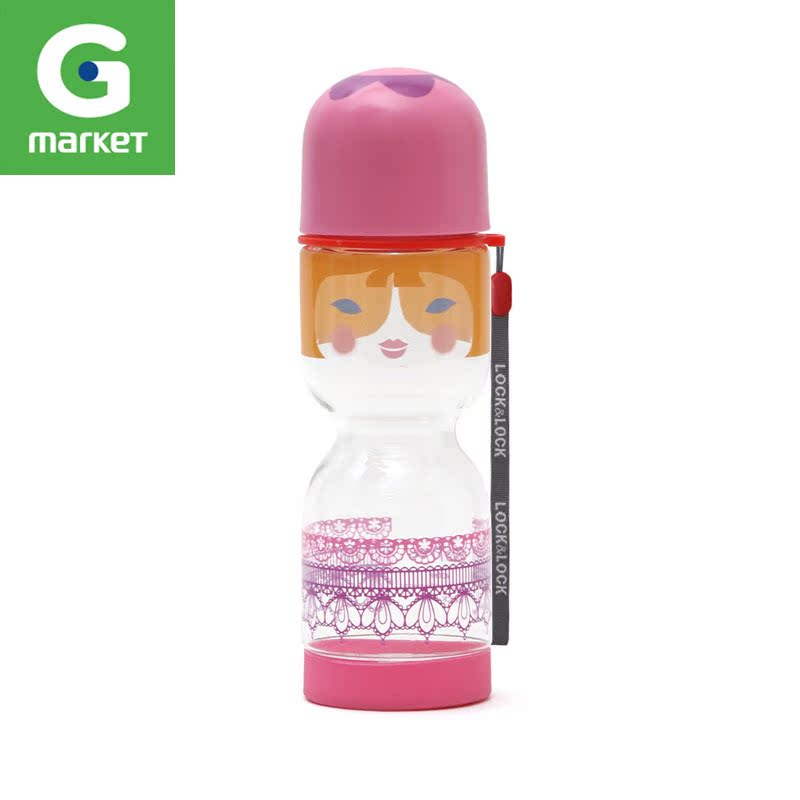 新品韩国正品 Gmarket生活[Lock&Lock] 430ml卡通随手杯 BERA