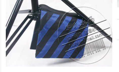 Film and television photography with blue and black stripes two-color sandbags studio ceiling lights double zipper balance sandbags load-bearing sandbags