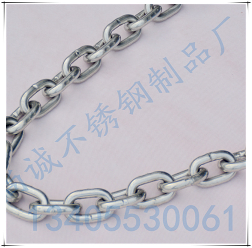 Factory price promotion 316 stainless steel short ring gourd pet dog lifting traction clothes drying door lock iron chain 4mm thick