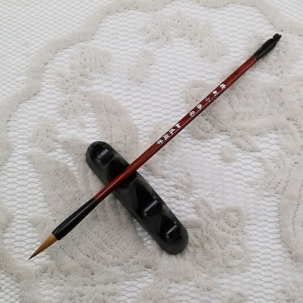 Fine Crested Pen Chuang Old Technician Special Pen Refined Small Wolf Millipen Entry Door Book French Painting Hook Line Small Block Letters