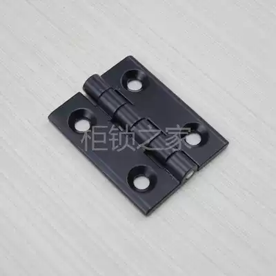 Haitan JL237 countersunk hinge distribution box control cabinet switch cabinet door hinge black 50*39 8