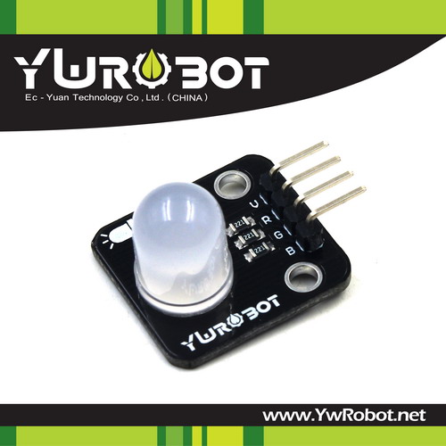 (YwRobot) is suitable for Arduino full-color LED module 10mm high brightness RGB full-color LED