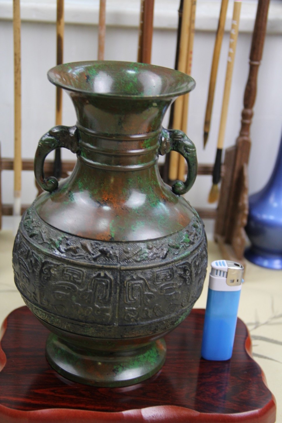 Japanese Bronze- - - T010 Vase