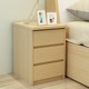 Small bedside table mini minimalist bedroom 25/30/35/40cm small apartment complete log color ultra-narrow locker