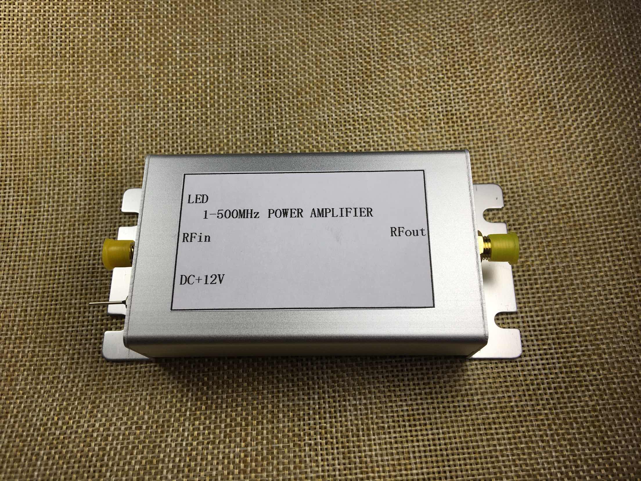 RF Power Amplifier Broadband HF FM VHF 1-500MHz 1 6W