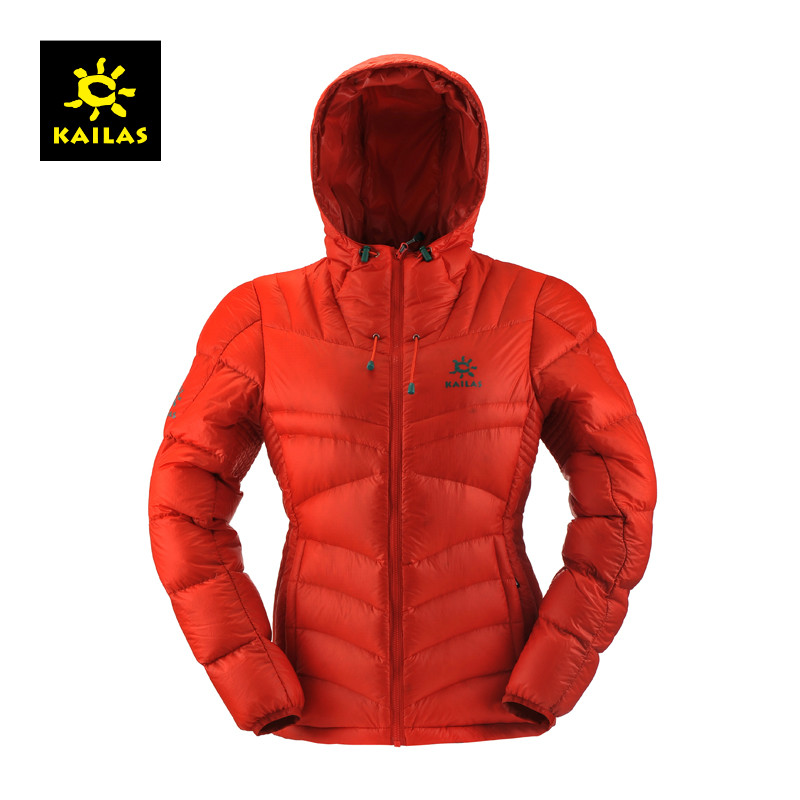 KAILAS/凯乐石 户外女款中厚连帽羽绒服保暖防风外套 KG320002