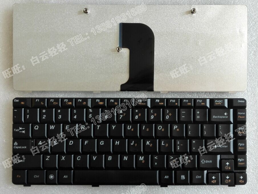 New Lenovo lenovo G460 G465 laptop keyboard black US small carriage return English with lights
