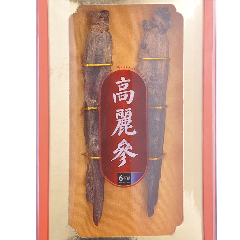 北京同仁堂高丽红参40g两只装礼盒送人自用皆可整支红参参味浓