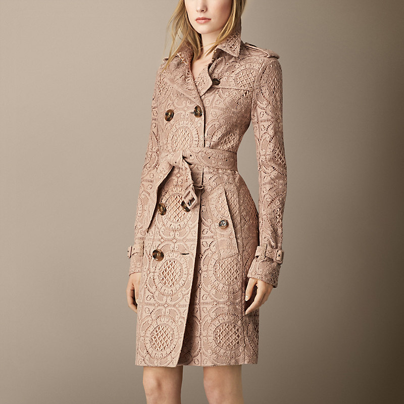BURBERRY/博柏利英国蕾丝 Trench 风衣 39737041