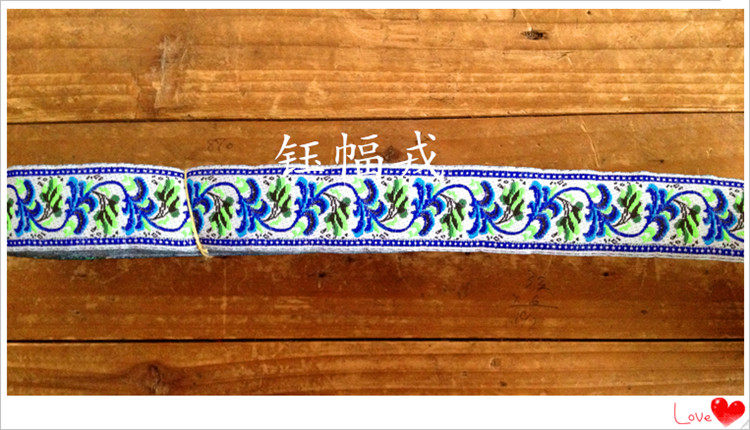 Fancy lace jacquard weave bandwidth 3 3CM Most dazzling minority wind DIY accessories Accessories Clothing Accessories Accessories Accessories