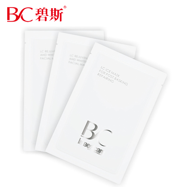 官方正品专柜 碧斯晒后舒悦冰膜4片80ml补水修复冰爽缓解晒红修护